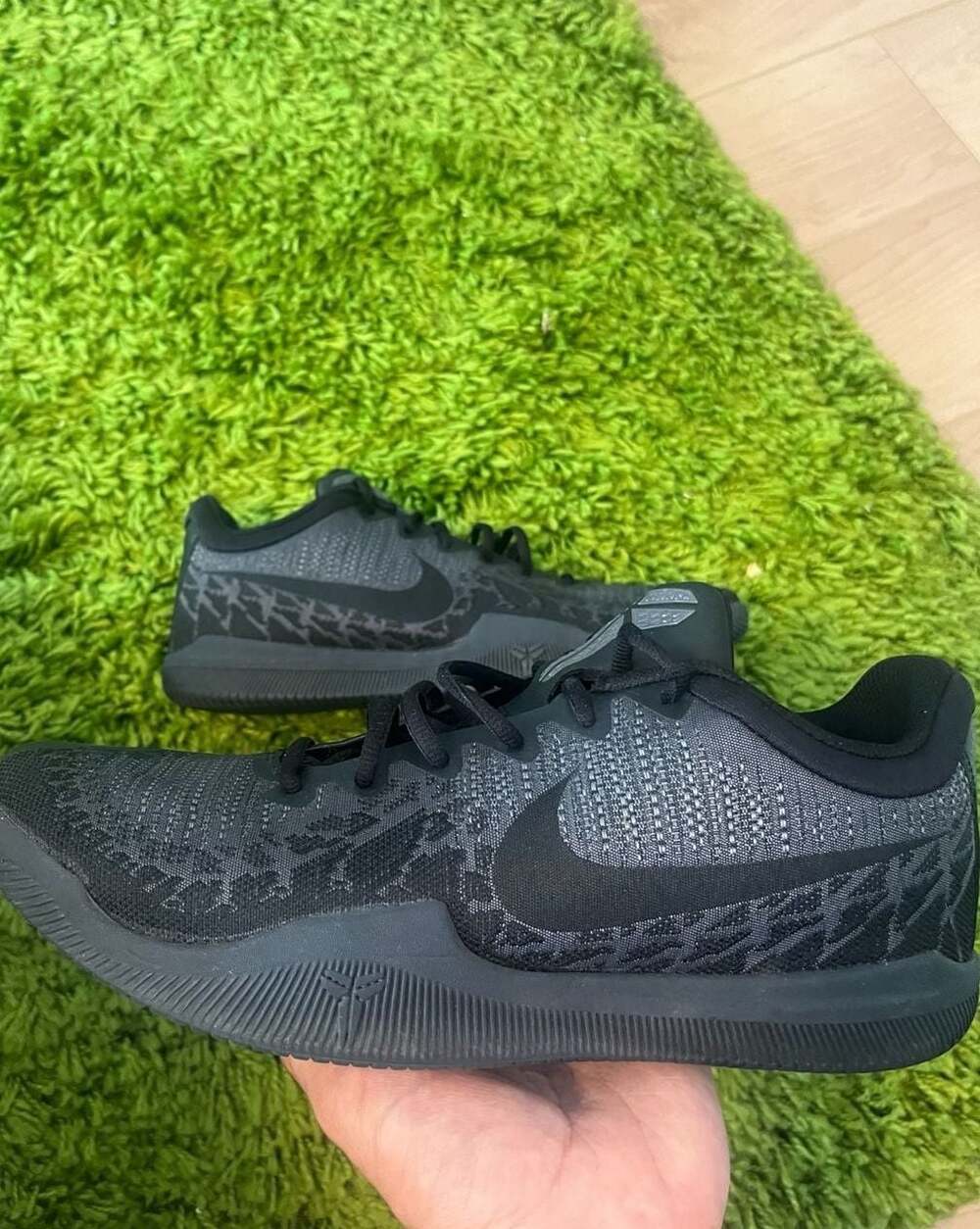 Nike Mamba Rage Triple Black Basketball Shoes